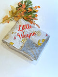Personalize Baby Blanket made from Winnie the Pooh fabric for girl or boy in Cotton and minky, baby shower gift, Piglet Eeyore Tigger print