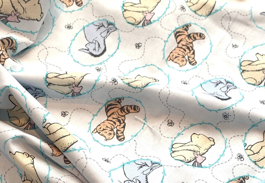 Baby toddler wash cloths 3 set made from Winnie the Pooh cotton and terry cloth,  shower gift with personalize option, other fabric prints