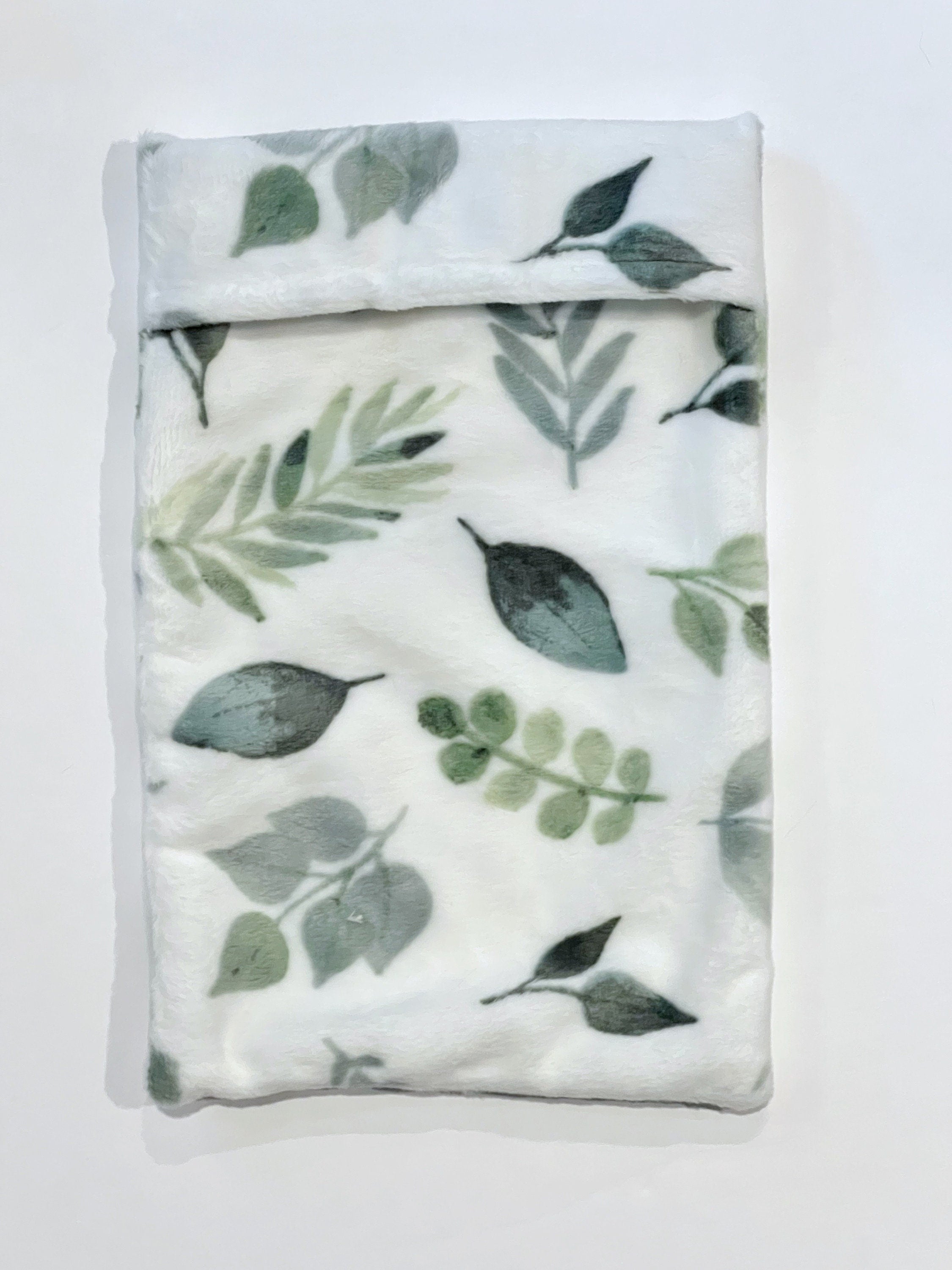 Ice pack cover cozy set of 2 for hot or cold gel pack with fold over flap to secure pack, soft flannel or minky Winnie, blue truck, animals