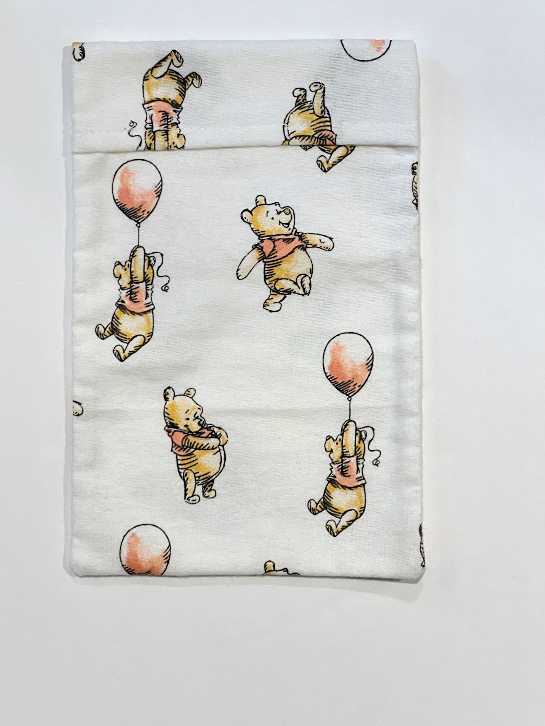 Ice pack cover cozy set of 2 for hot or cold gel pack with fold over flap to secure pack, soft flannel or minky Winnie, blue truck, animals