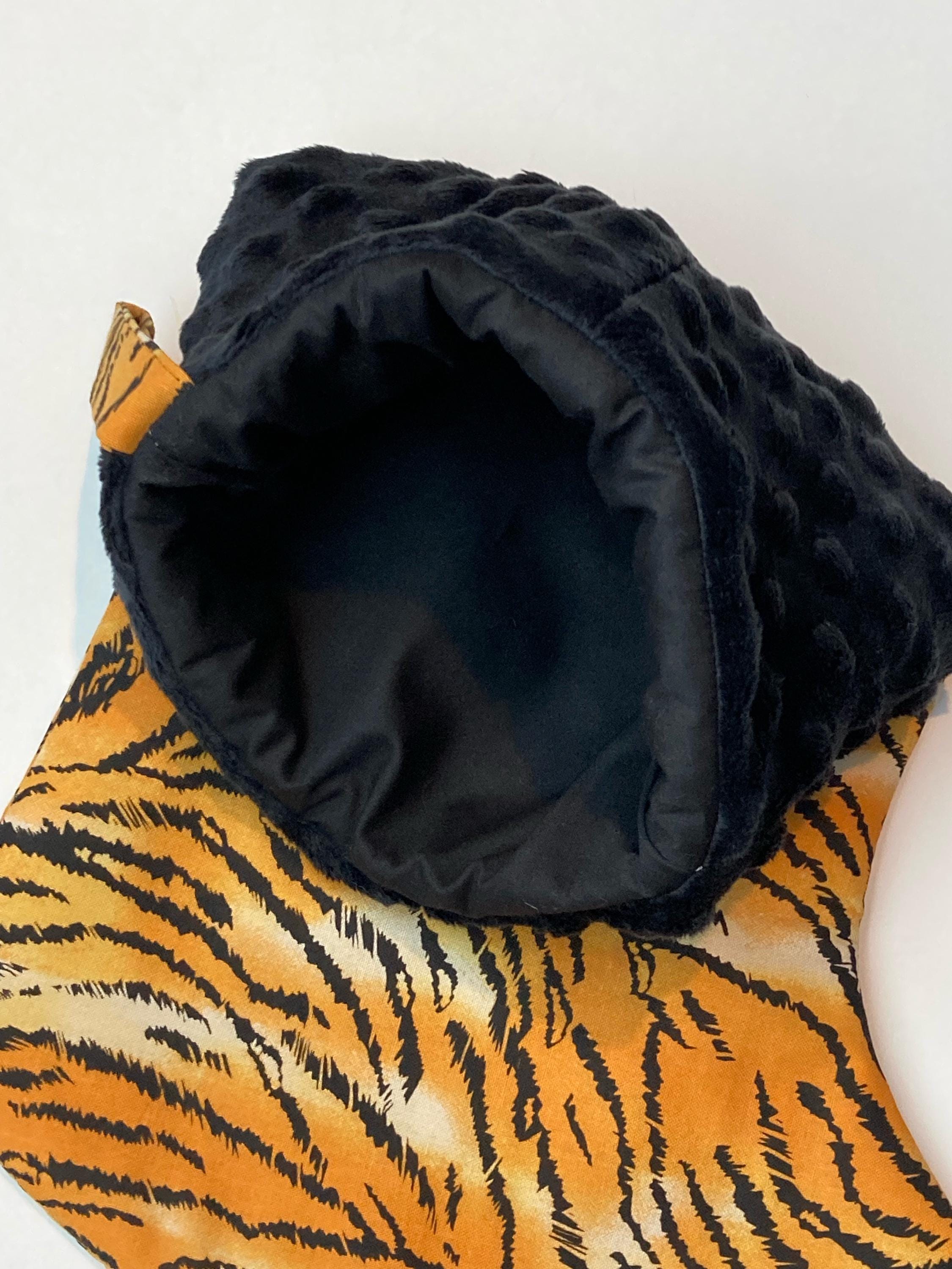 Personalized Animal print Christmas stocking, leopard cheetah, zebra, minky cuff, fully lined 17”, choose print, exotic animal print