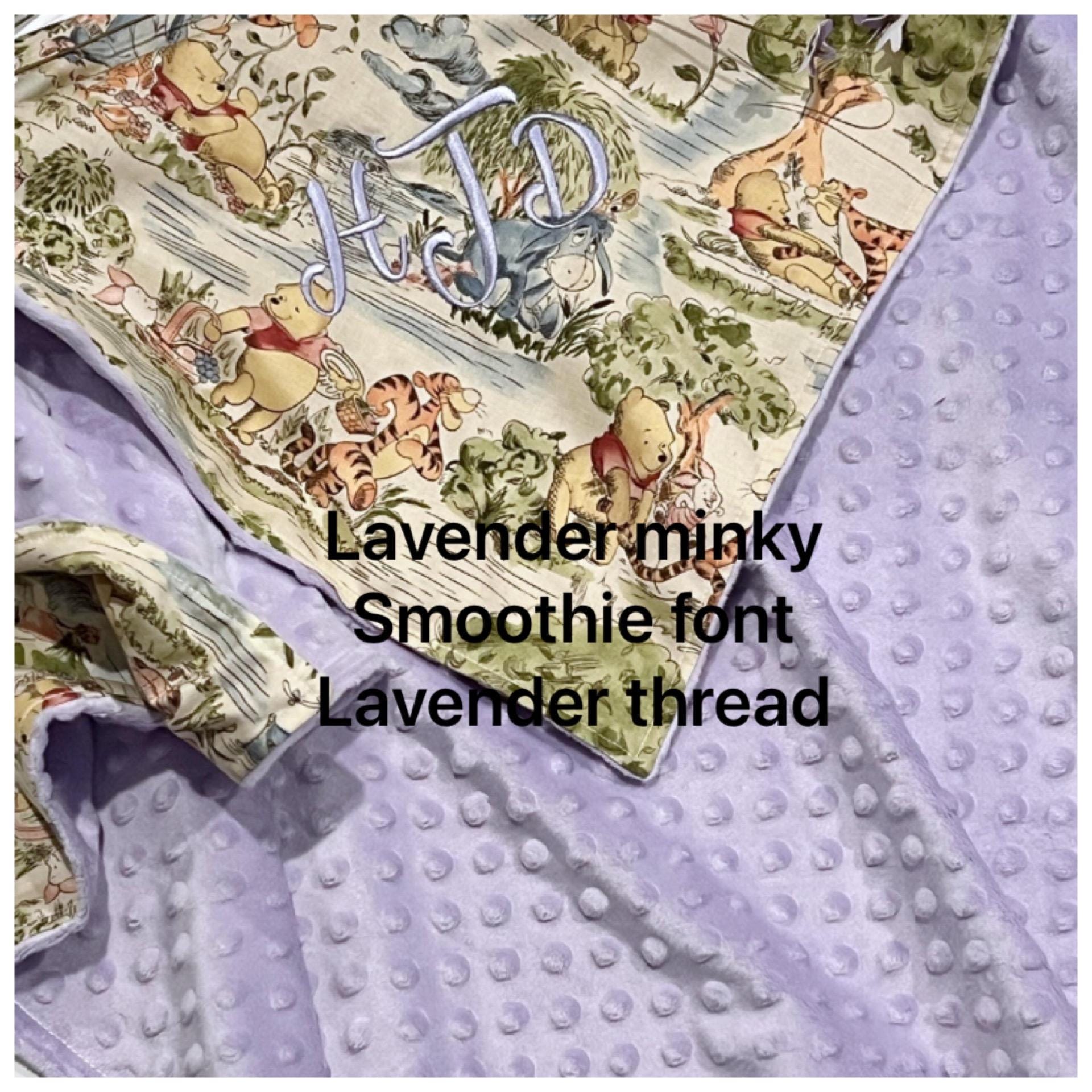 Personalized Baby nursery Blanket made from Winnie the Pooh fabric for boy or girl, Cotton and minky baby gift, Winnie the Pooh baby blanket