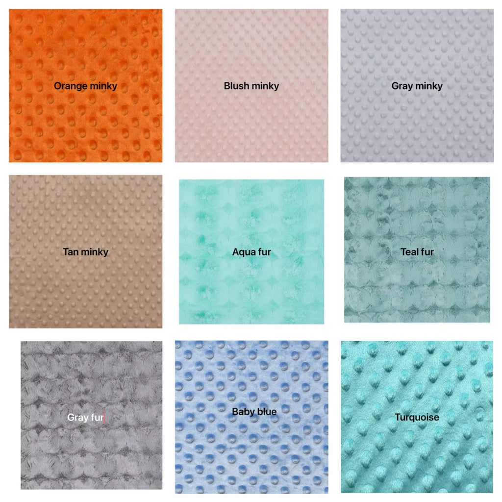Sensory crinkle or Blanket tag lovey - made from Winnie the Pooh fabric ~ personalize ~ Cotton minky security toy ~ baby shower gift 12"