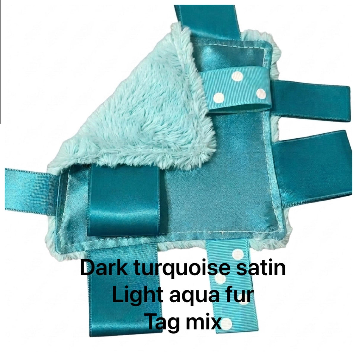 Purse or pocket 5” size Satin and minky sensory lovey with ribbon tags for comfort toy, baby shower gift for boy or girl or even adult