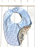 Baby toddler bib made from Winnie the Pooh fabric | Choose One | Reversible bib | gender neutral | Cotton and Minky | baby shower gift