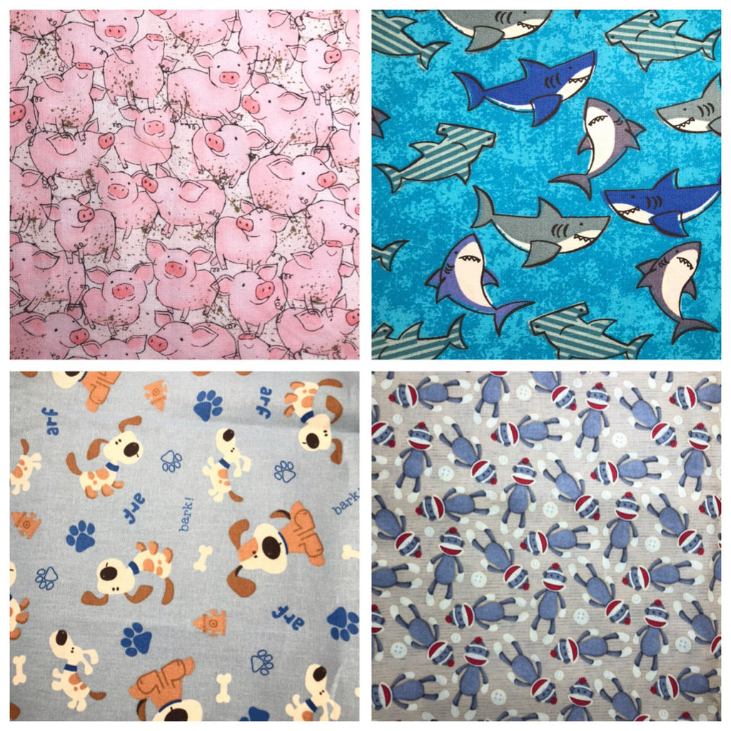 Baby toddler wash cloths | made from Winnie the Pooh fabric| gender neutral | Cotton and terry cloth | baby shower gift | set of 3 | choices