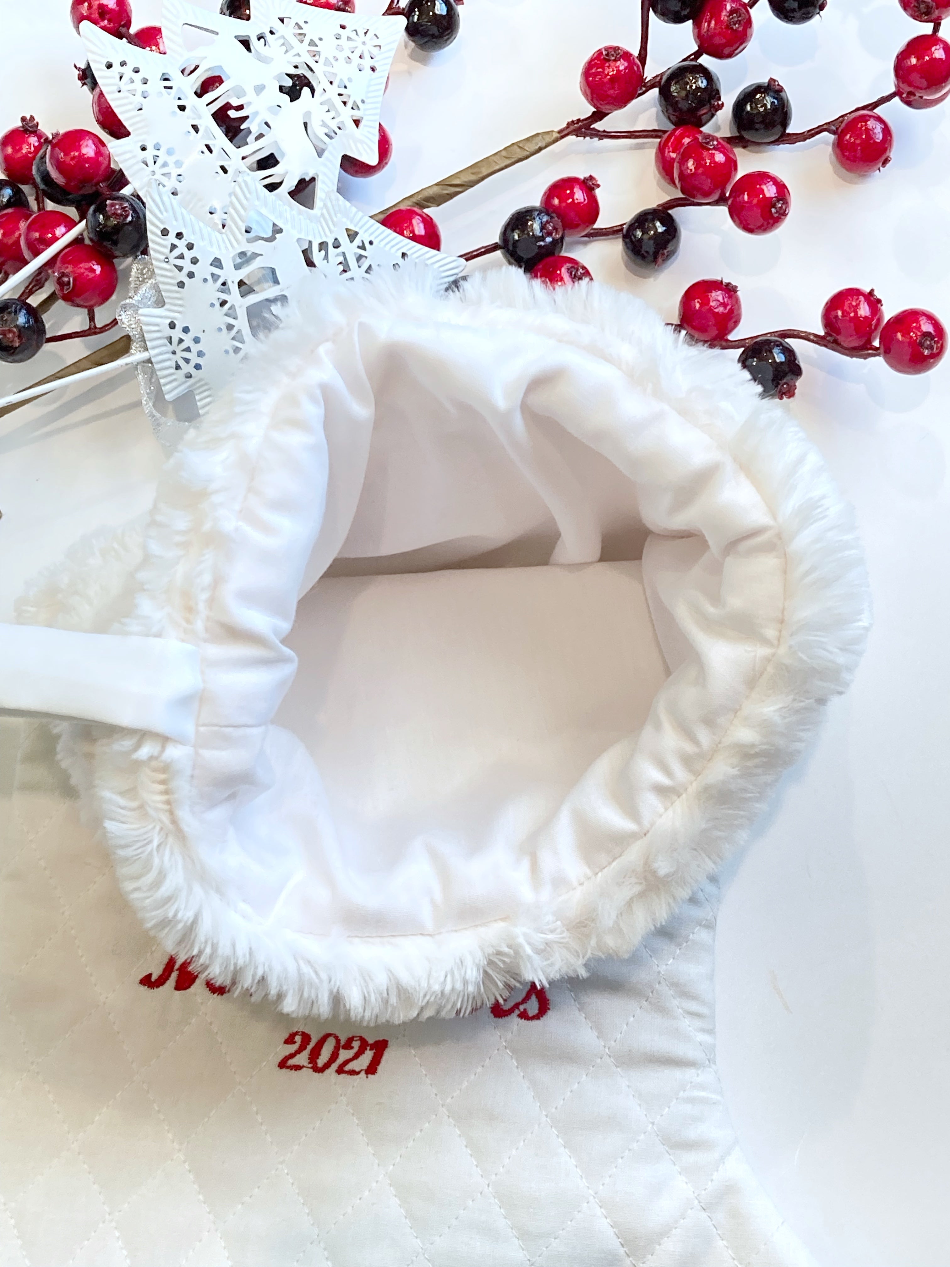 Our First Christmas as Mr and Mrs stocking, set of 2 personalize lined quilted and Minky, 18” heirloom wedding shower gift, newlywed gift